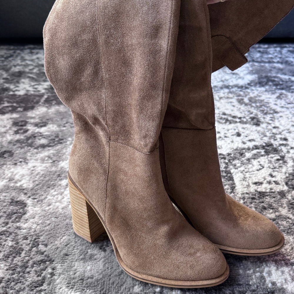 Viral Vici Saint slouch knee high boot - camel - size 7